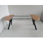 Prailginamas apvalus stalas Amster Loft su Beech K87/17 kėdėmis