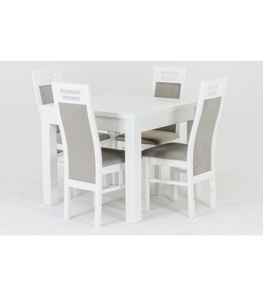 Prailginamas kvadratinis stalas Ikea su New 1 kėdėmis