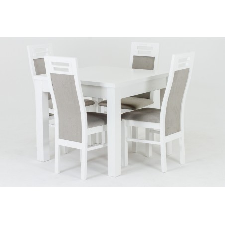 Prailginamas kvadratinis stalas Ikea su New 1 kėdėmis