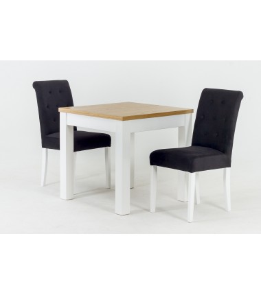 Prailginamas kvadratinis stalas Ikea su CC2 kėdėmis